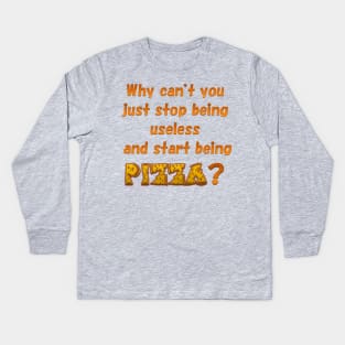 Pizza Kids Long Sleeve T-Shirt